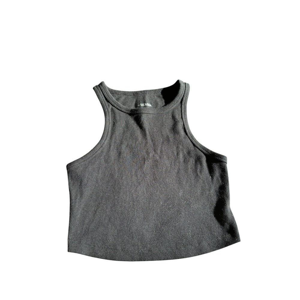 Wild Fable Black Ribbed Tank Top